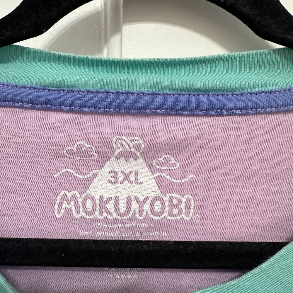 Mokuyobi Monstera Long Sleeve Colorblock Tee - RARE - Picture 4 of 4